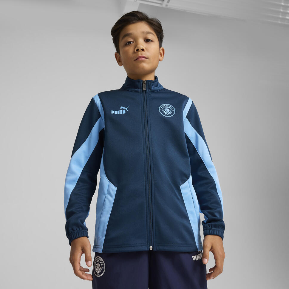 Młodzieżowa kurtka Manchester City ftblNRGY+ PUMA Marine Blue Blazing