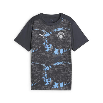 Manchester city prematch-shirt voor jongeren puma strong gray cool light