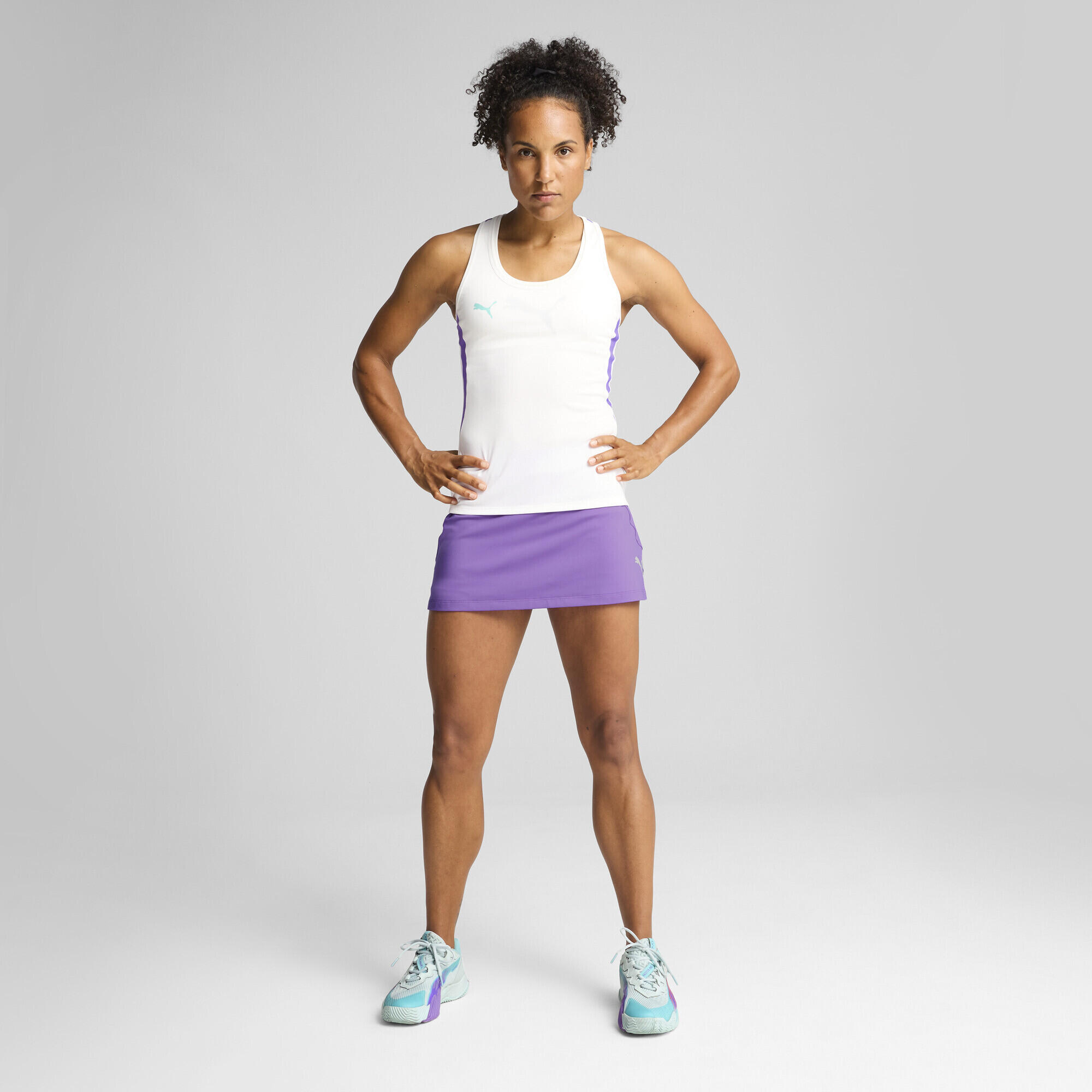 INDIVIDUAL padelrok voor dames PUMA Purple Glimmer White 5/7