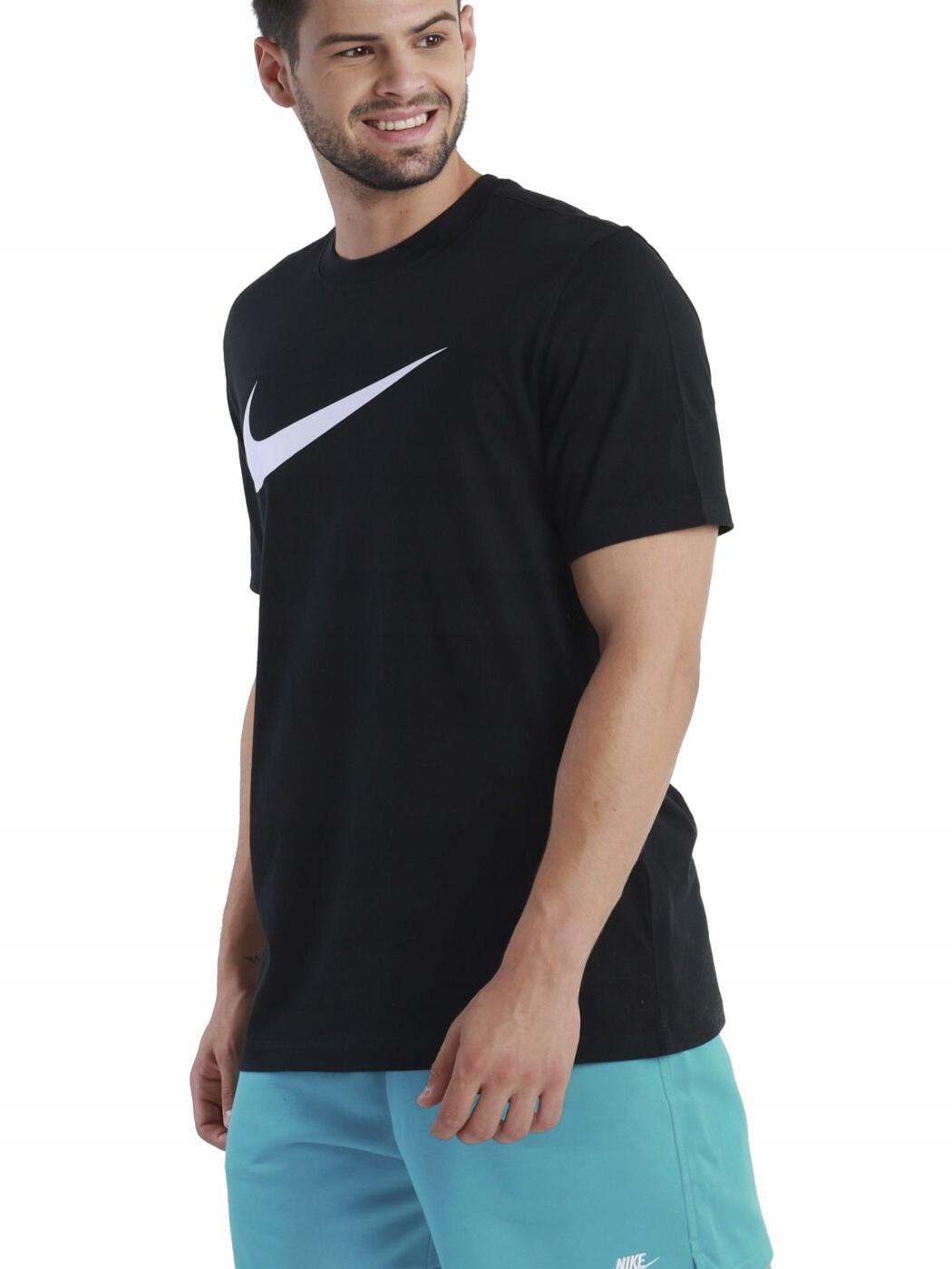 KOSZULKA męska NIKE SPORTSWEAR SWOOSH DC5094-010 t shirt czarny M 5/6