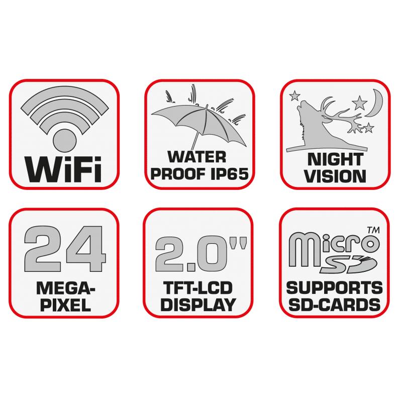 Camera vanatoare 24MP 1520p Braun 200 WiFi Mini 57652