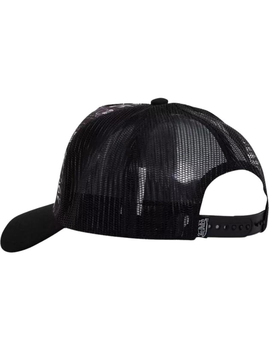 Casquette Snapback Trucker Von Dutch - Bandana Noir 4/4