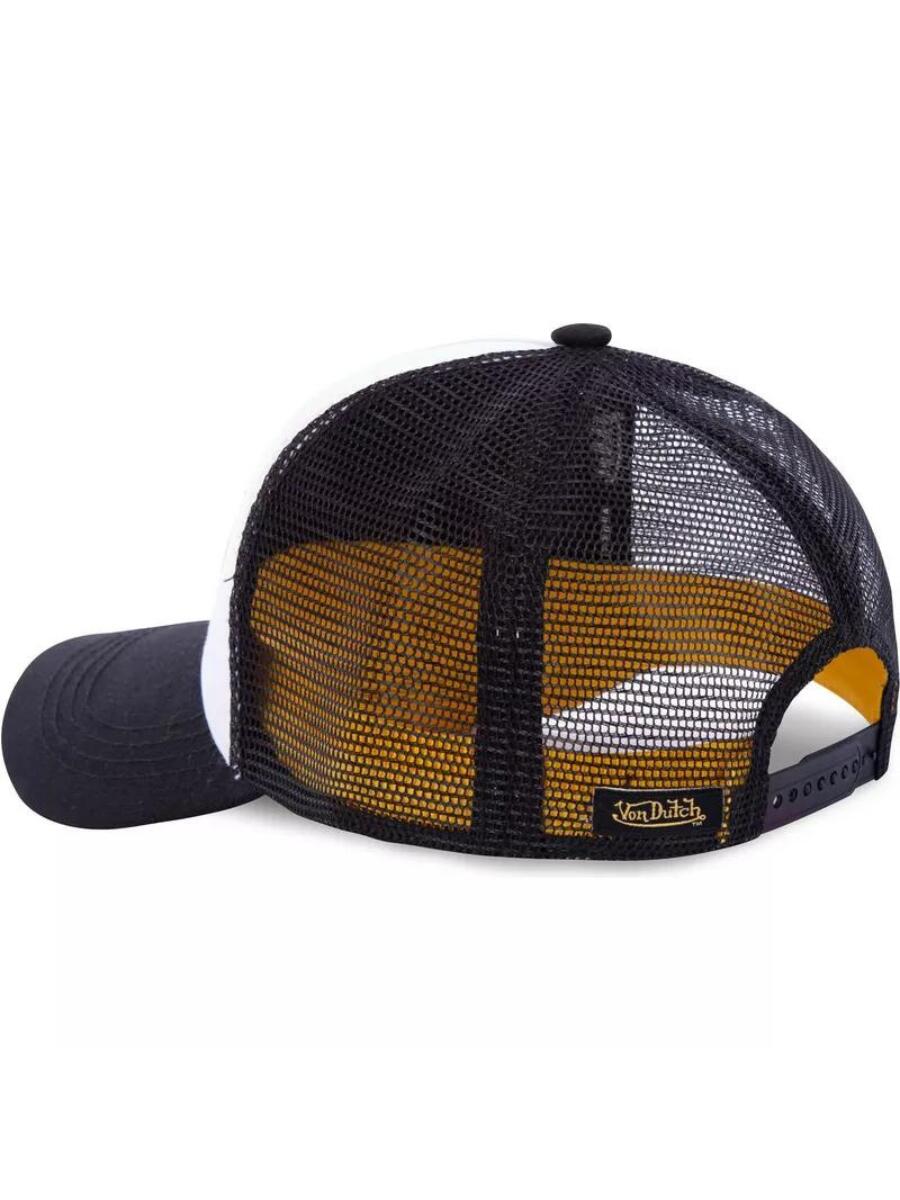 Von Dutch Flying Eye Patch Trucker Cap - Wit/Zwart/Geel 4/5
