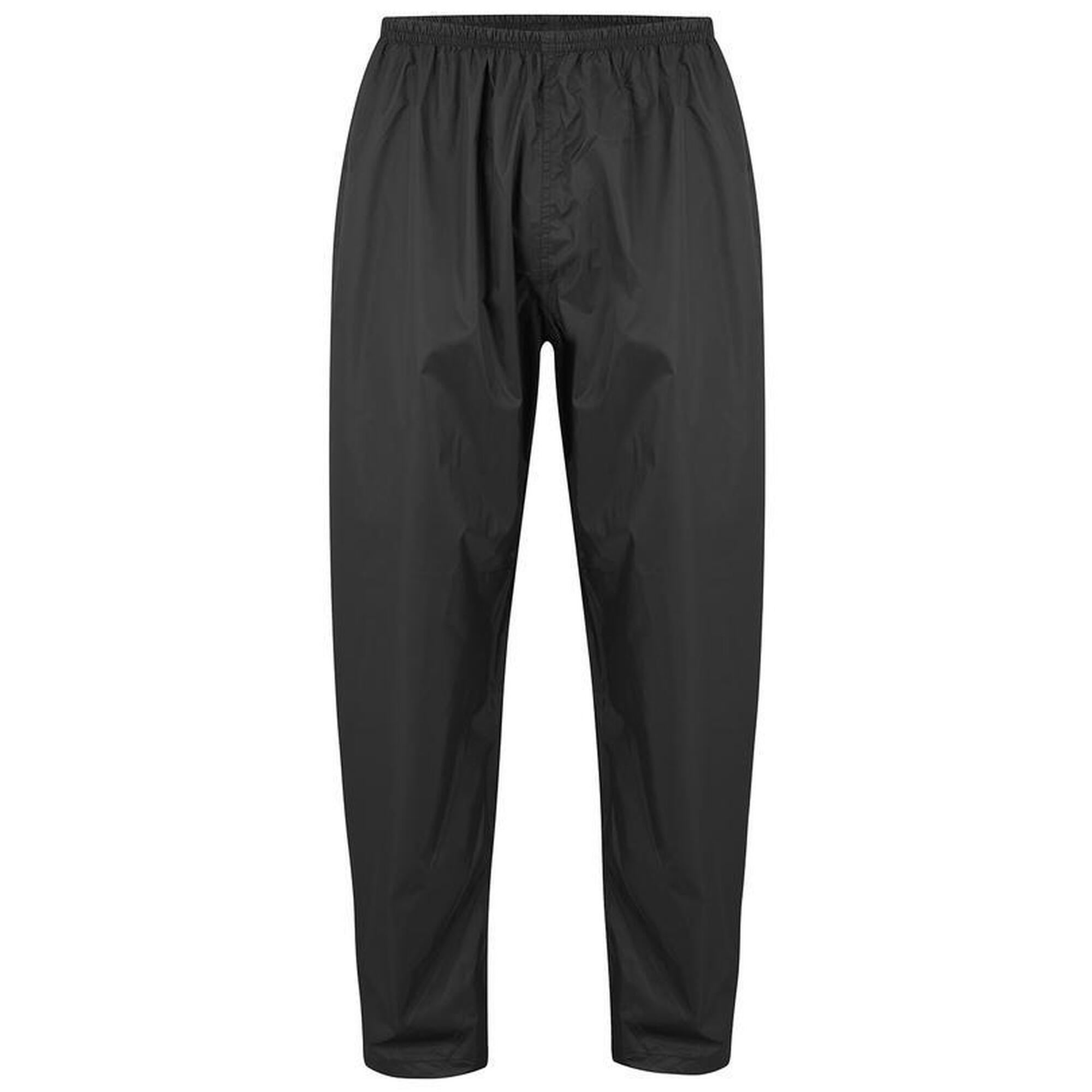 Mac In A Sac - Pantalon De Pluie Adulte 100% Imperméable 10 000 Mm Et Respirant 8 000 G/m². - Surpantalon - Noir - 38 S - Decathlon