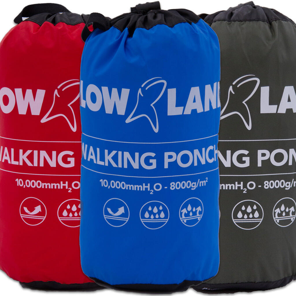 PONCHO DE SENDERISMO Y LLUVIA - 100% IMPERMEABLE (10.000MM) 4/4
