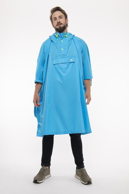 Poncho coupe-vent et pluie adultes 100% imperméable 10.000 mm 3/5