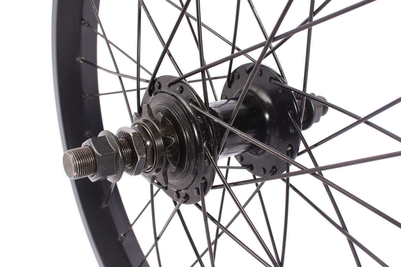 BMX ZADNÍ KOLO ARSENIC BLACK 18" KHEBIKES 2/3