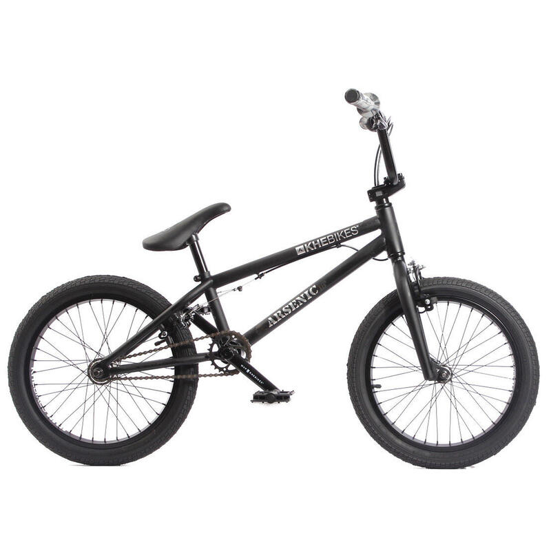 BMX BICICLETA ARSENIC CRIANÇAS PRETO 10,1KG 18 CALI KHEBIKES