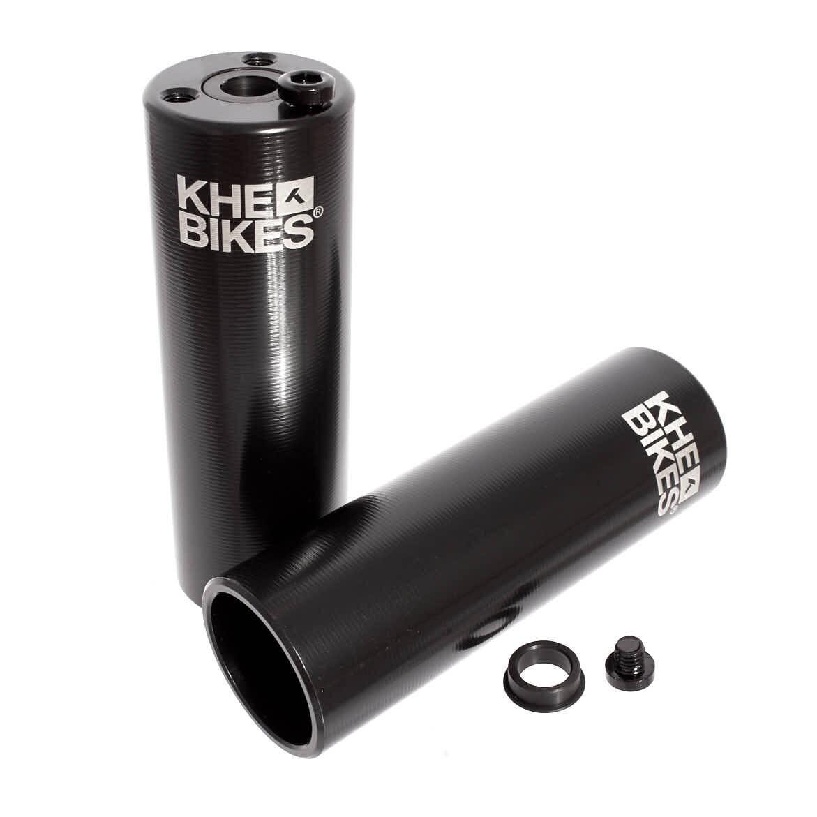 BMX PEGS PRO LASER VOLWASSEN ZWART ALU 10MM/14MM KHEBIKES 2/2
