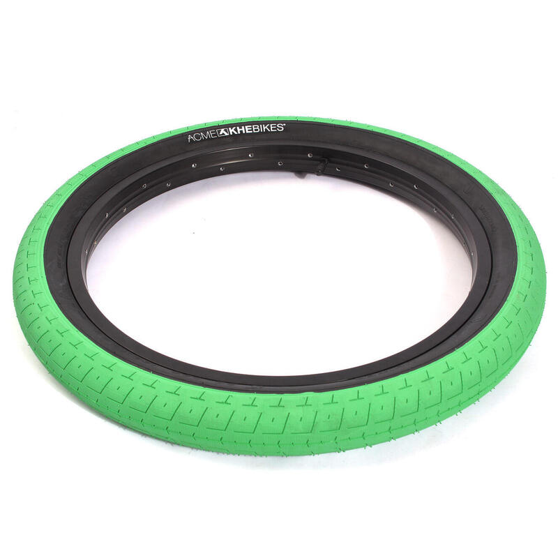 PNEU BMX ACME 20x2,40" VERT-NOIR KHEBIKES
