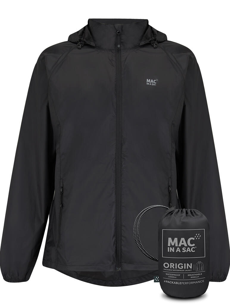 MAC IN A SAC Mac in a Sac – Regenjas - Zwart