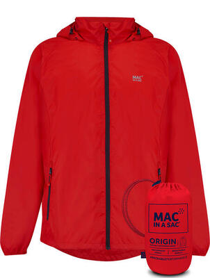 Mac in a sac – regenjas - rood
