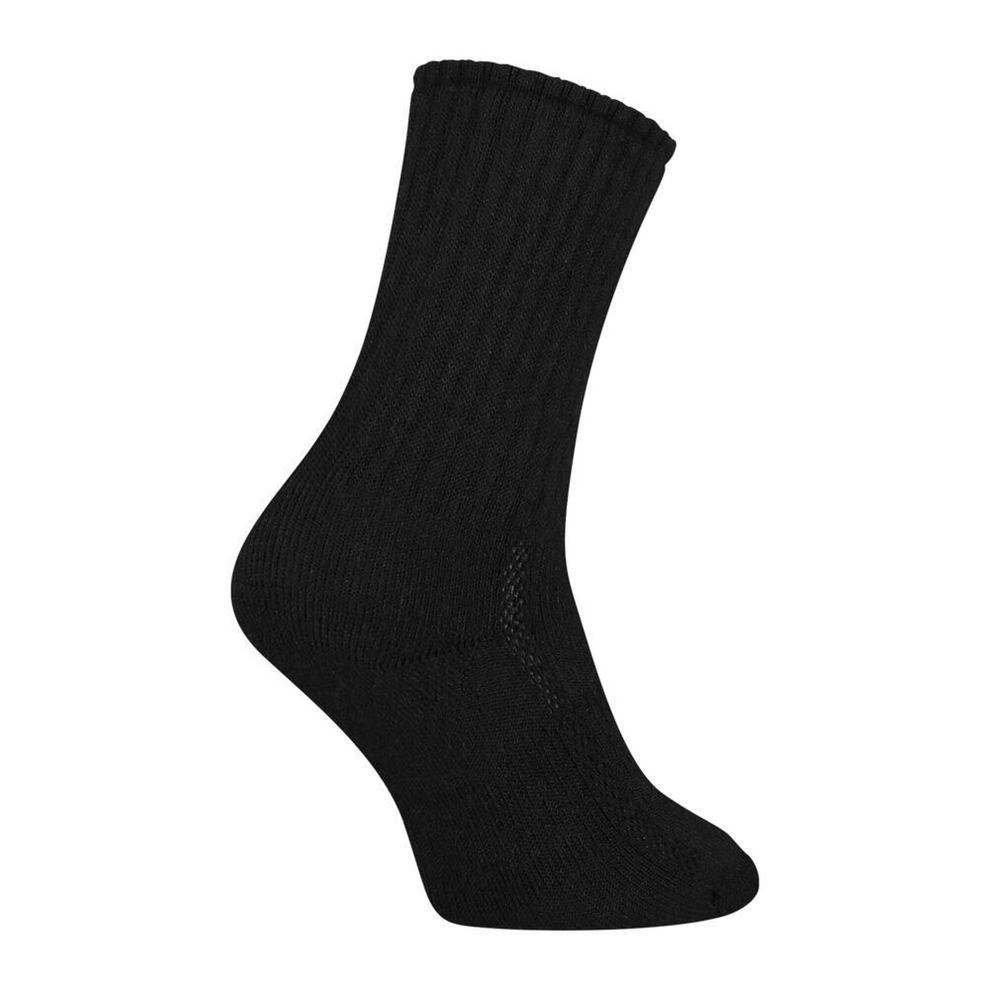 Lot de 3 Paires de Chaussettes en Laine Mérinos S29 Noir  35/38