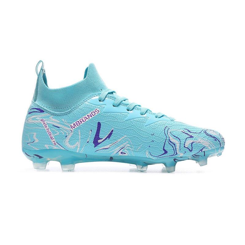 Ghete de fotbal MBrands, 8.3 cu glezna crampoane, culoare turcoaz 43