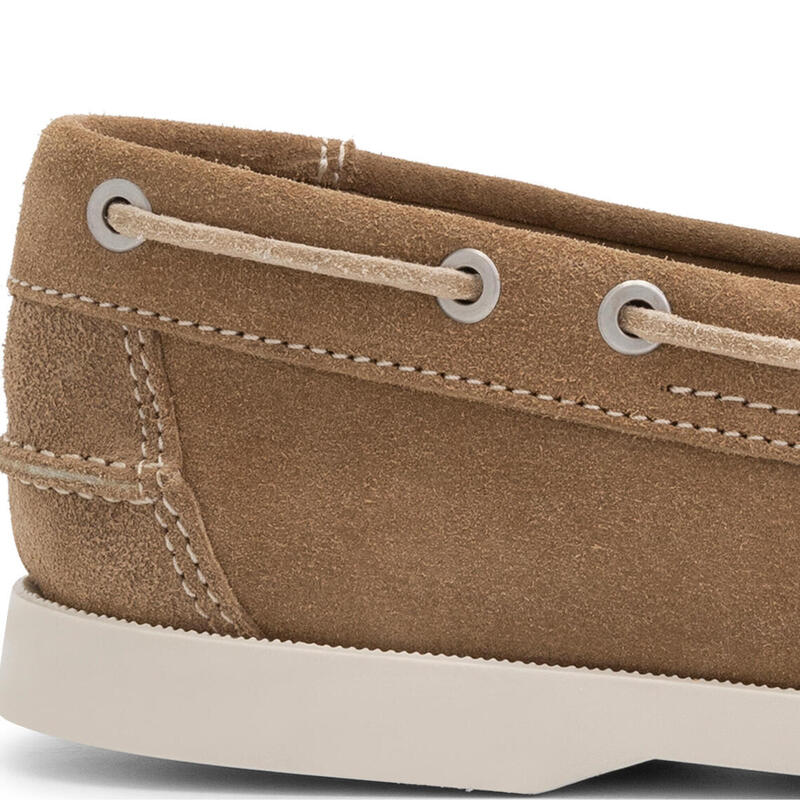 Chaussures bateau en daim - Semelle en caoutchouc - Hommes - Penzance