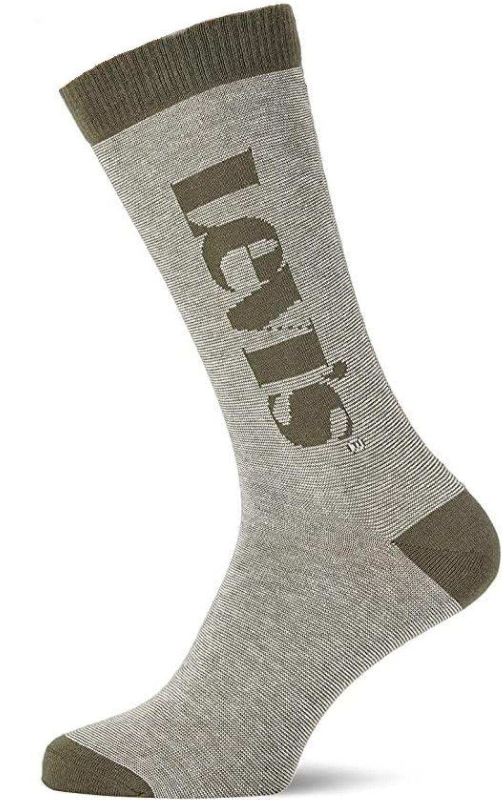 Levis Unisex Stripe Regular Cut Socks 2 er Pack - 701203934 2/2
