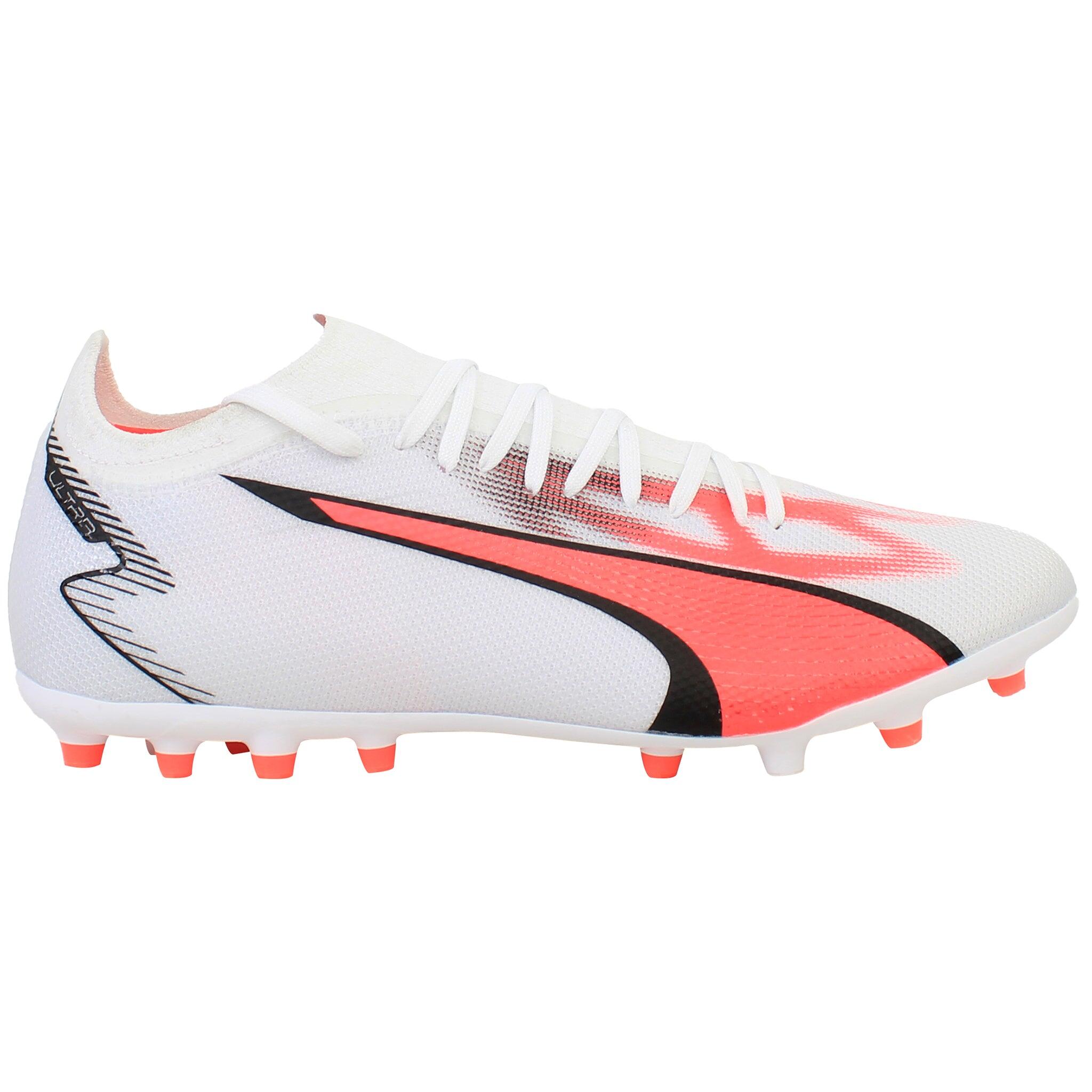 Puma Ultra Match MG Mens White Football Boots 4/6
