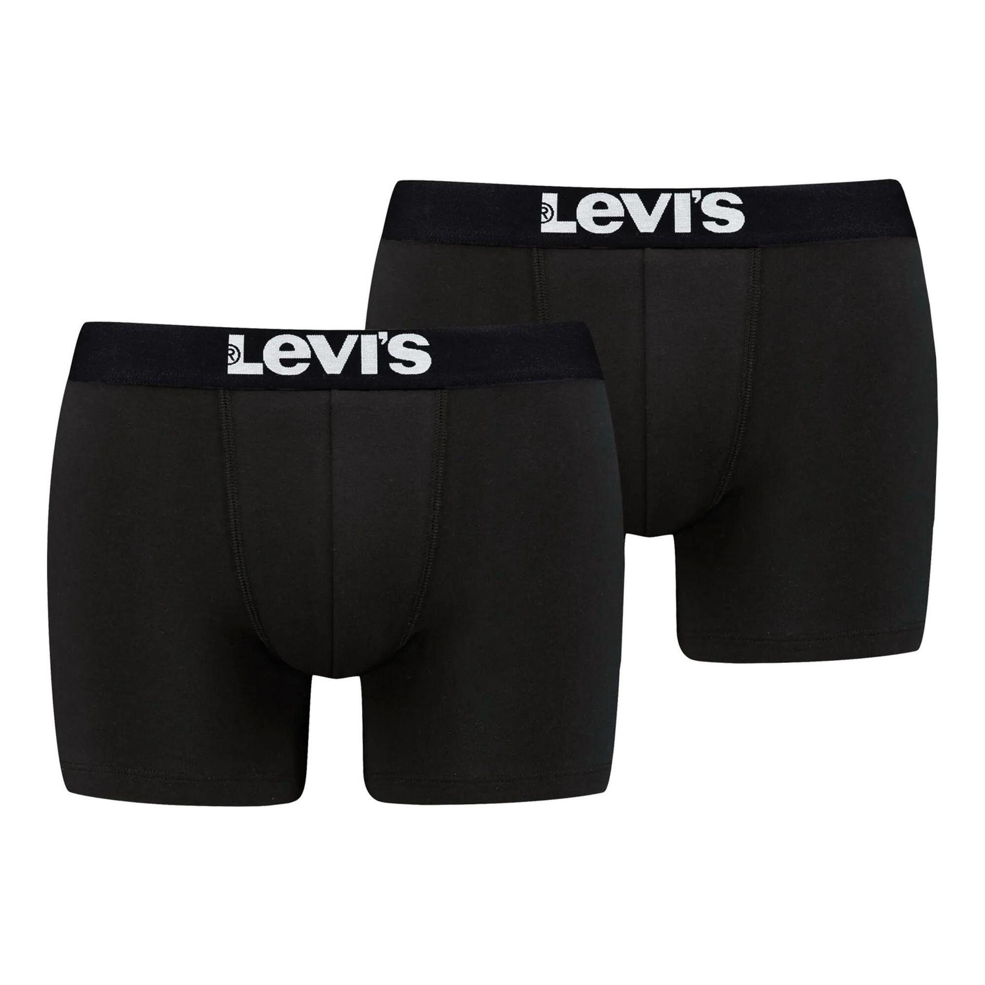 LEVI'S Levis Herren Solid Basic Boxershorts  2 er Pack - 905001
