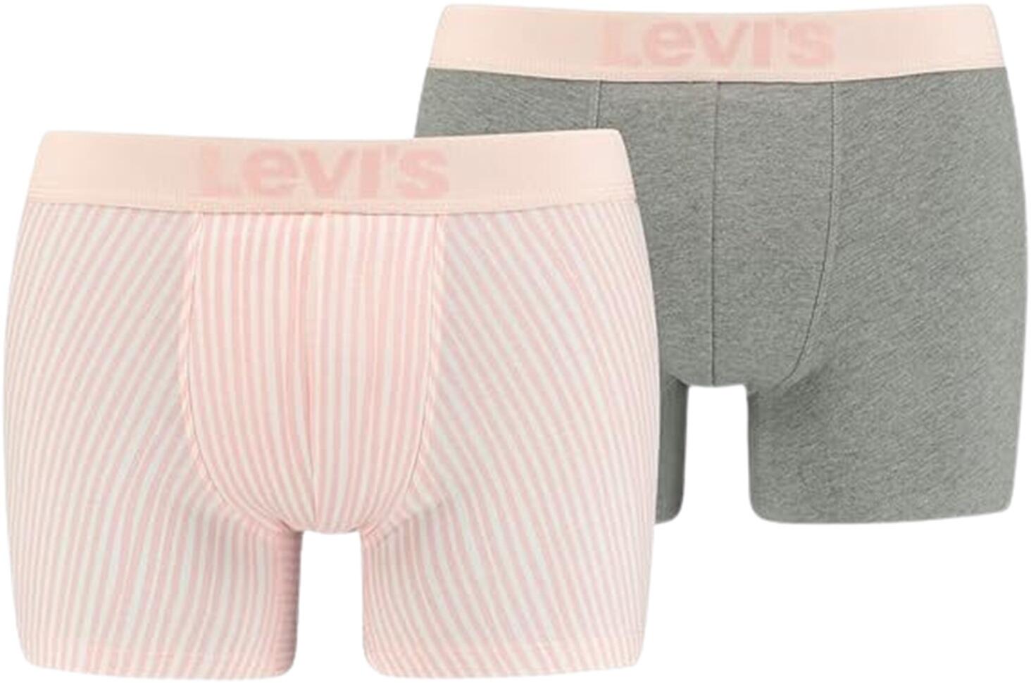 LEVI'S Levis Herren Vertical Stripe AOP Boxershorts 2er Pack - 100001635