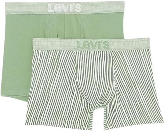 Levis Herren Vertical Stripe AOP Boxershorts 2er Pack - 100001635