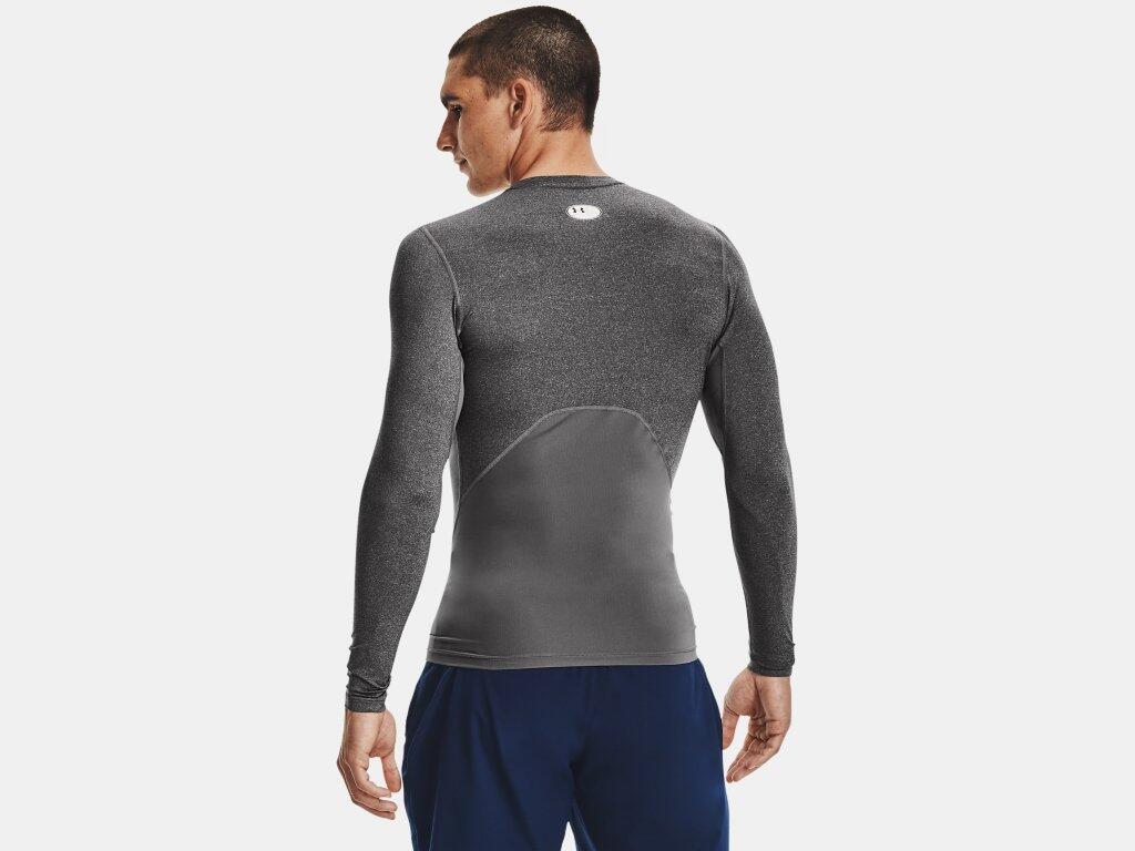Camisola Under Armour Heatgear Compression Longsleeve, Cinza, Homens 3/6