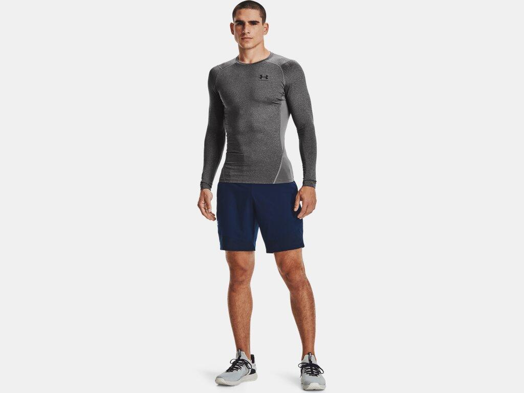Camisola Under Armour Heatgear Compression Longsleeve, Cinza, Homens 4/6