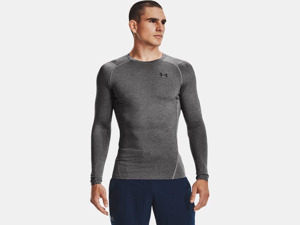 Camisola Under Armour Heatgear Compression Longsleeve, Cinza, Homens 2/6