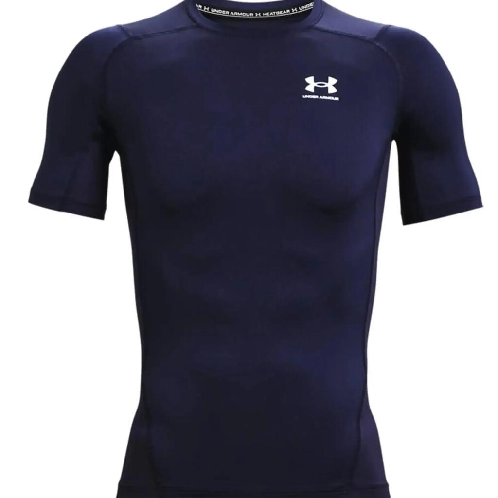 Under Armor Ua Hg Armor Comp Ss Midnight Navy Undershirts Adult