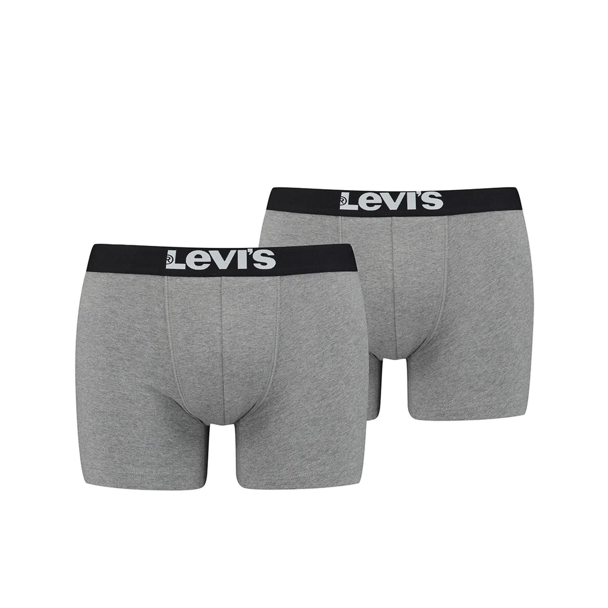 LEVI'S Levis Herren Solid Basic Boxershorts  2 er Pack - 905001