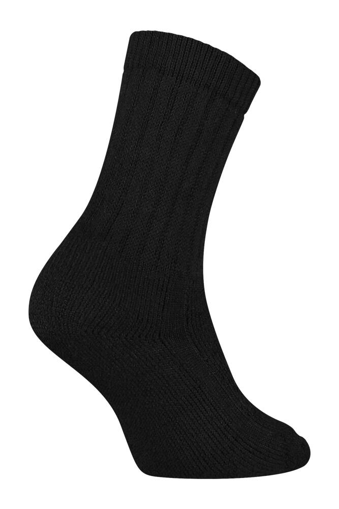 Lot de 3 Paires de Chaussettes Épaisses en Laine Mérinos Noir S25  46/48 4/4