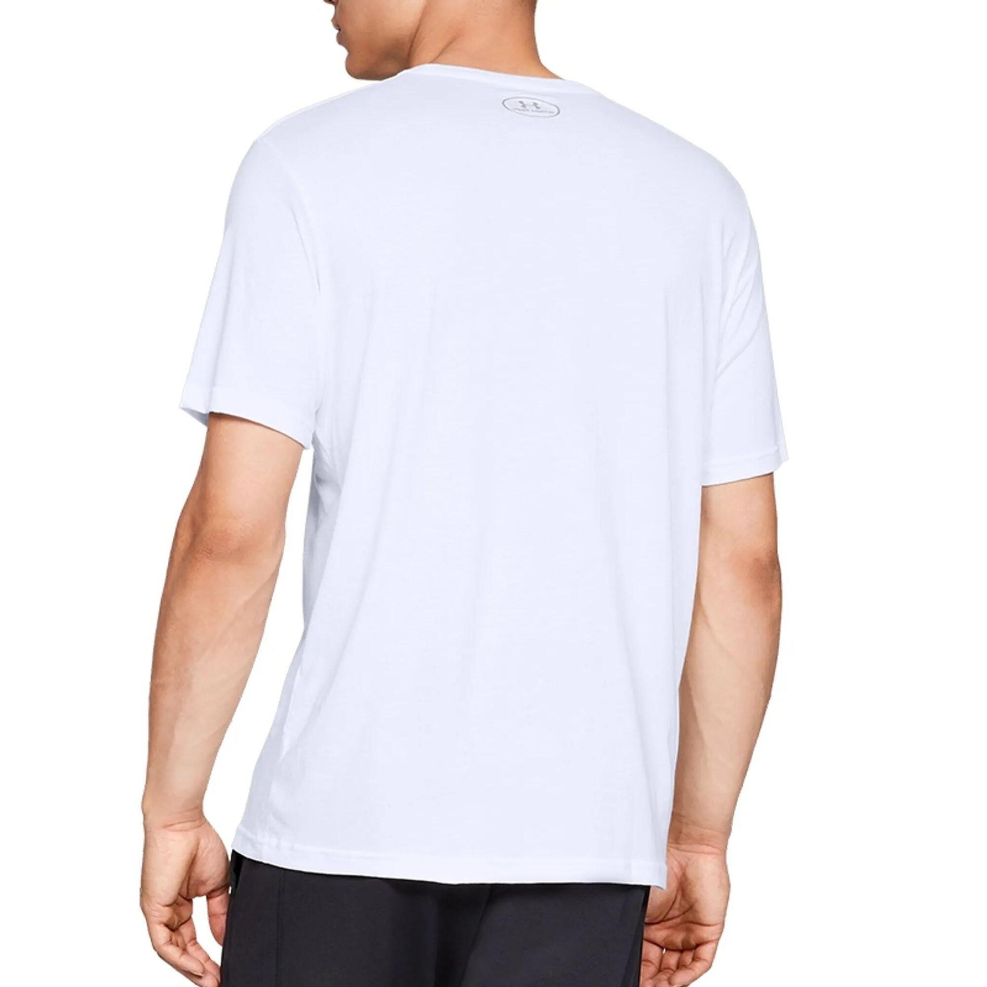 T-shirt Under Armour Issue Wordmark, Wit, Mannen 3/5