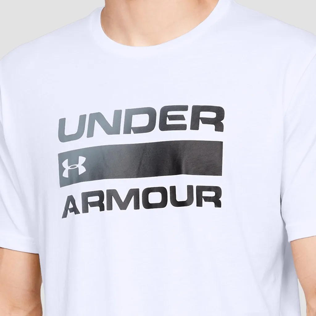 T-shirt Under Armour Issue Wordmark, Wit, Mannen 4/5
