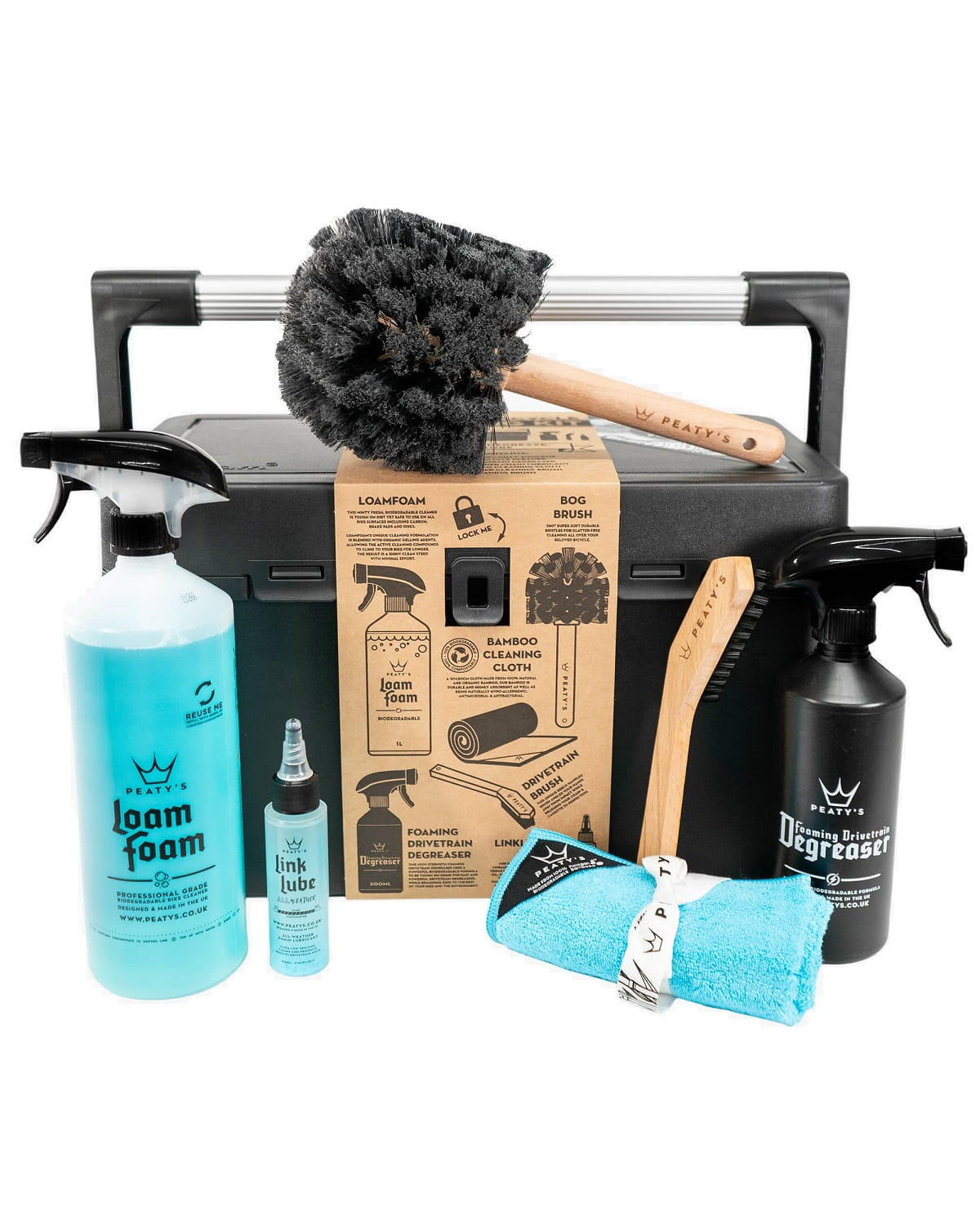 Peaty's Complete Bicycle Cleaning Kit – Premium Bike Maintenance Set 1/7