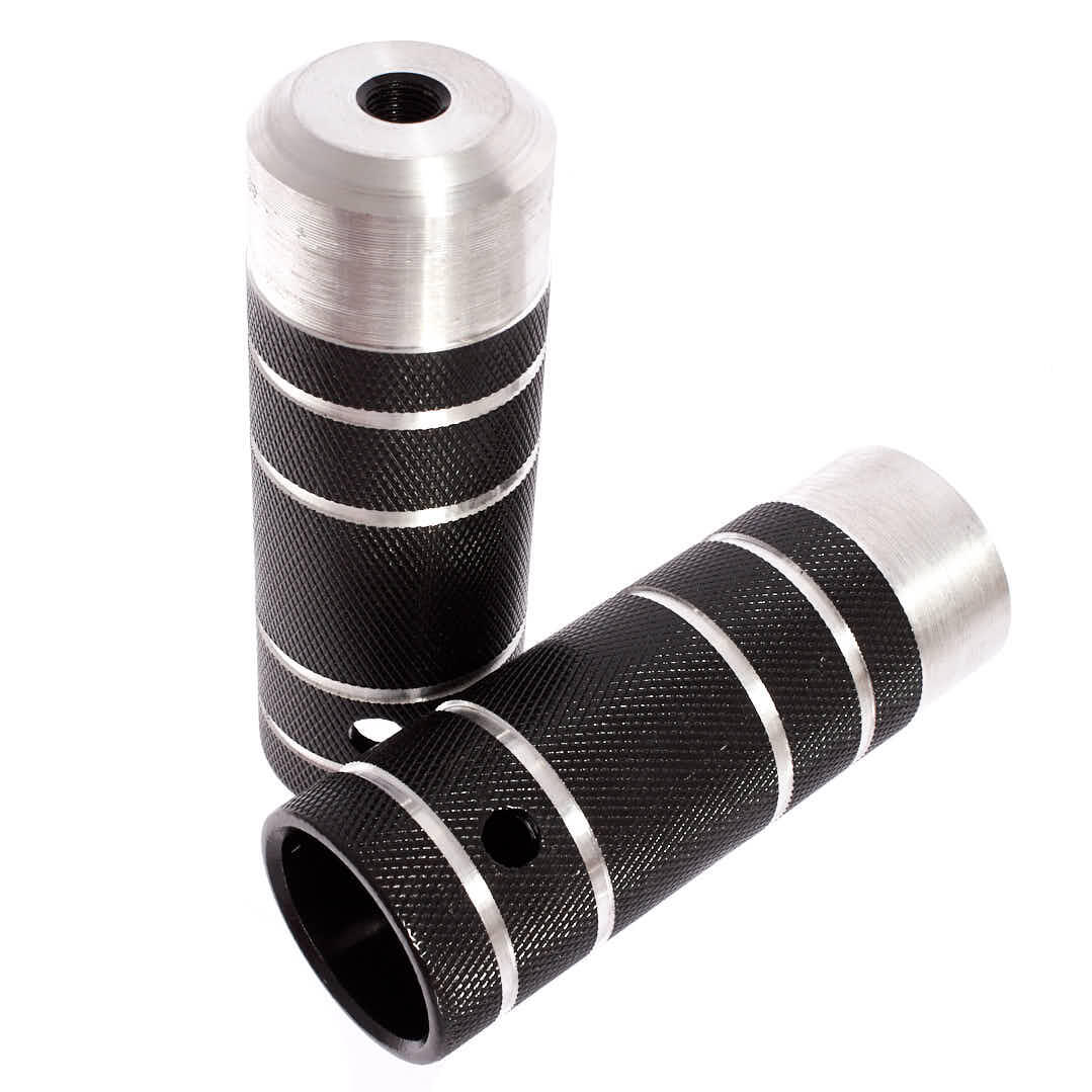 Bmx cavilhas cop alumínio 10mm crianças preto khebikes