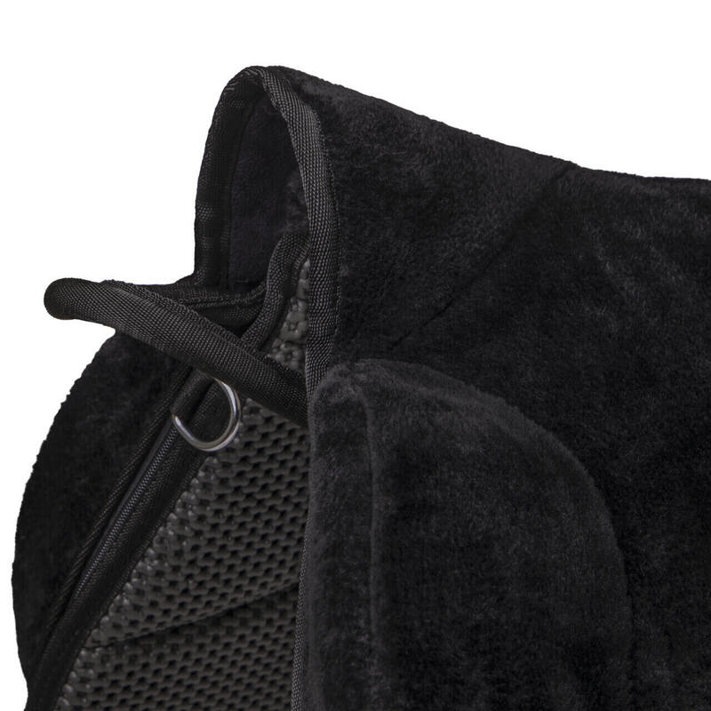 QHP Bareback Pad Super Soft  - Zwart (Full)