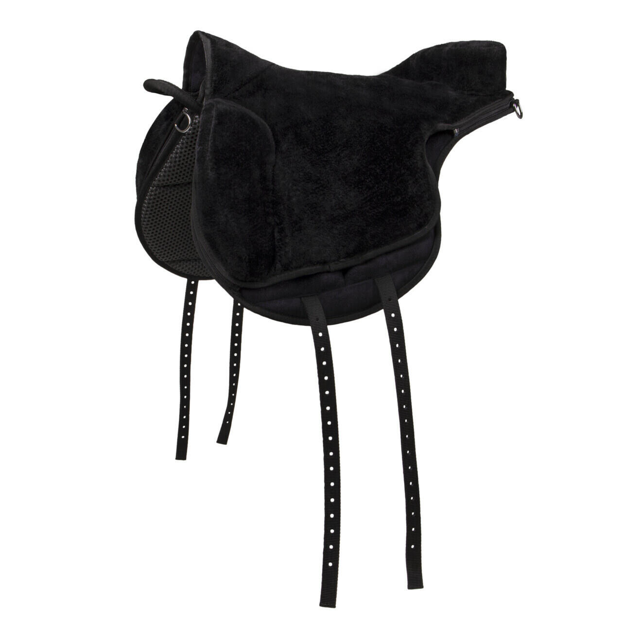 QHP QHP Bareback Pad - Super Soft  - Zwart (Full)