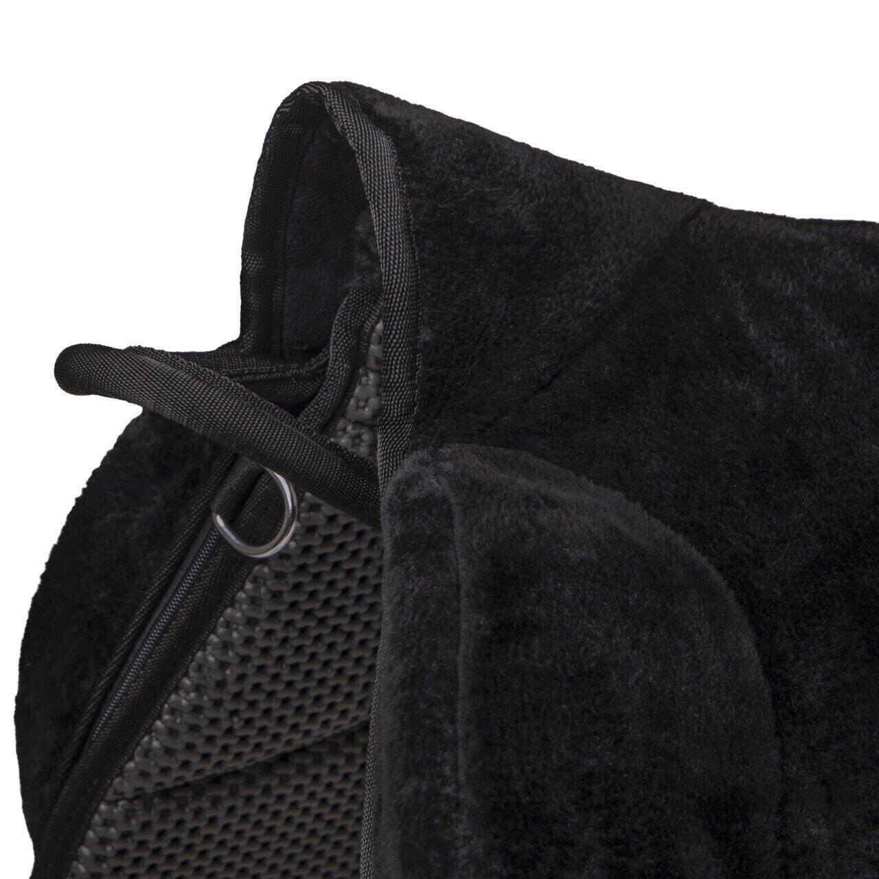 QHP Bareback Pad - Super Soft  - Zwart (Shet) 3/3