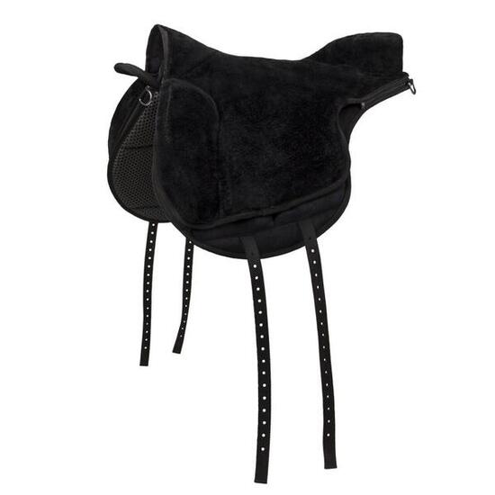 QHP Bareback Pad Super Soft - Zwart (Shet) (Shet)