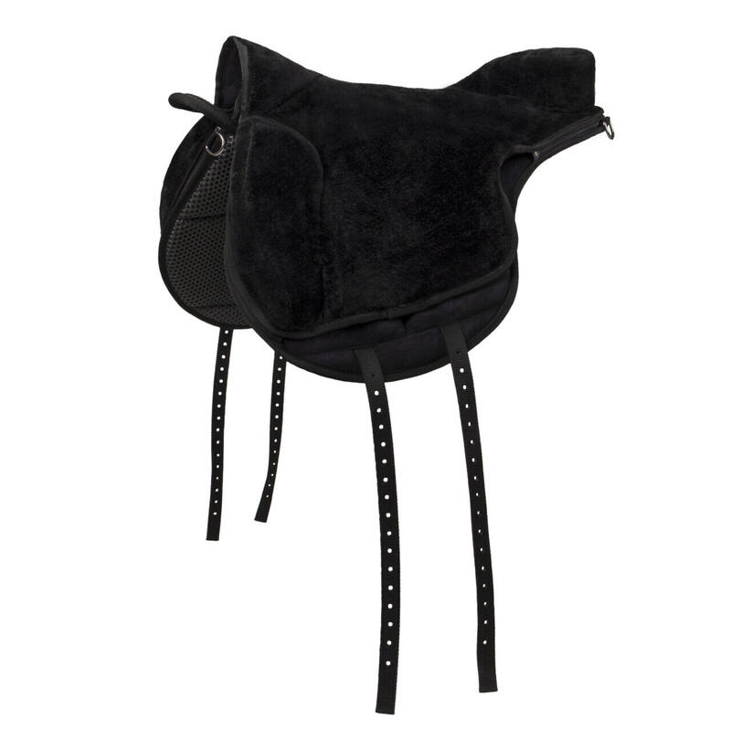 QHP Bareback Pad Super Soft  - Zwart (Cob)
