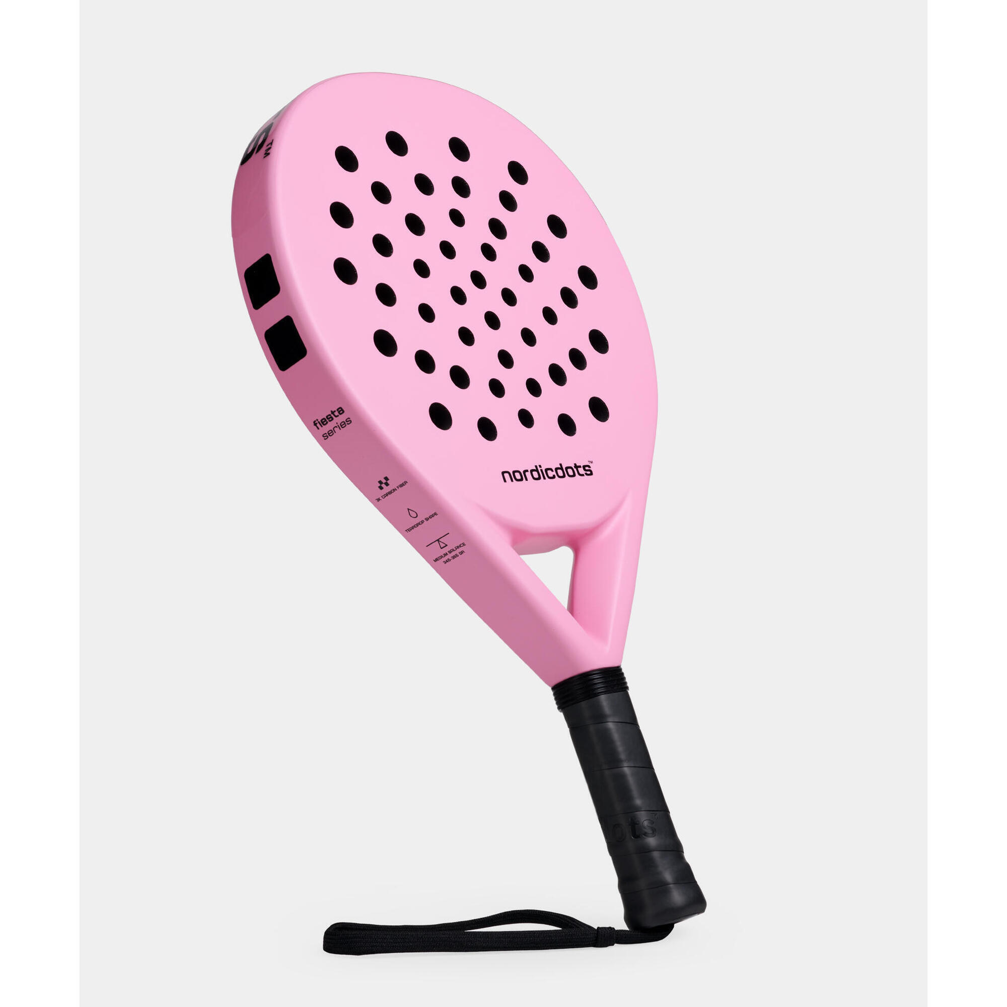 Nordicdots - Raquette De Padel Adulte – Fiesta Series - Sea Pink - Raquette De Padel - Rose - No Size - Decathlon