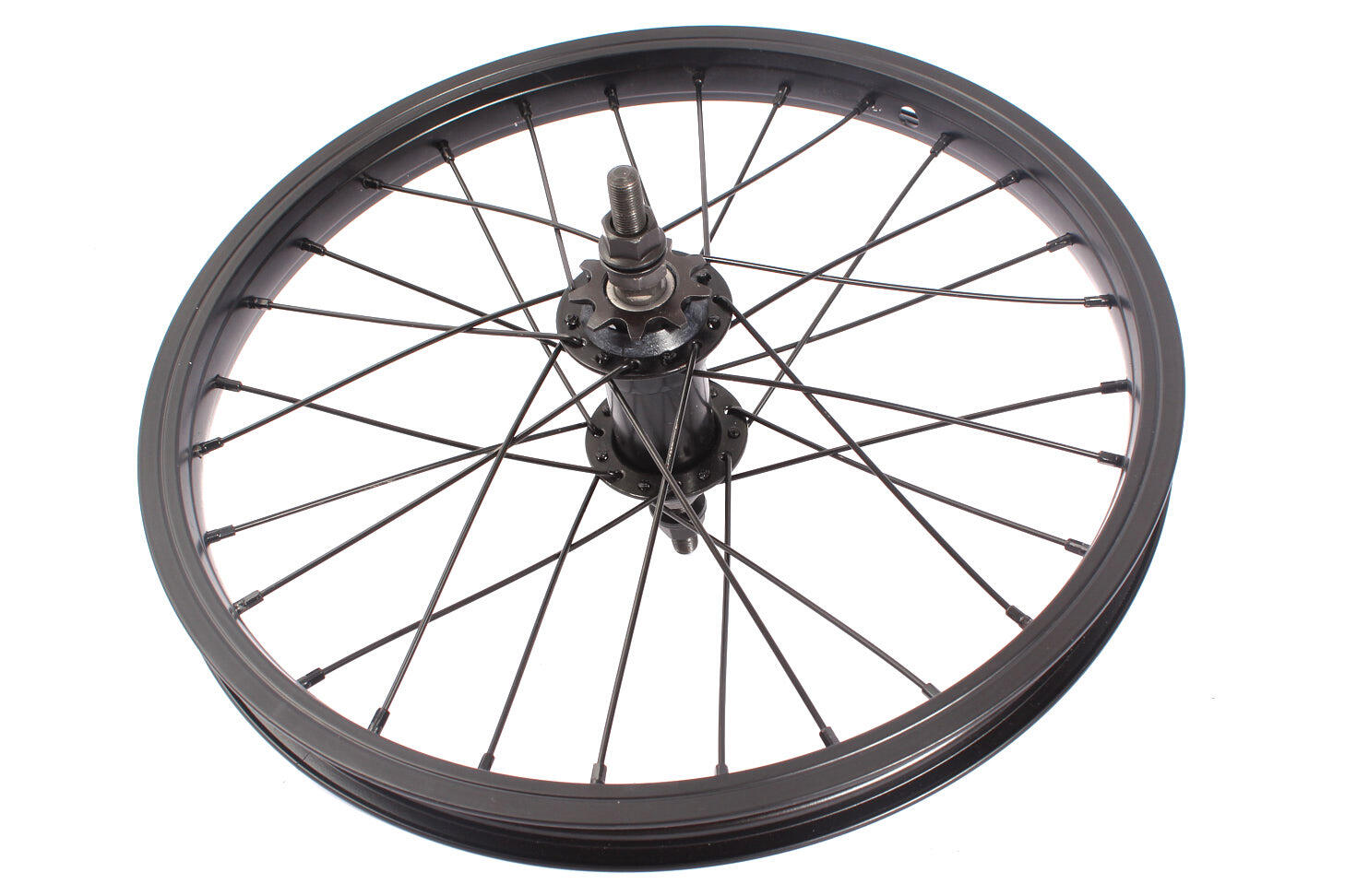 RUEDA TRASERA BMX NEGRO ARSENIC 16" KHEBIKES 2/3