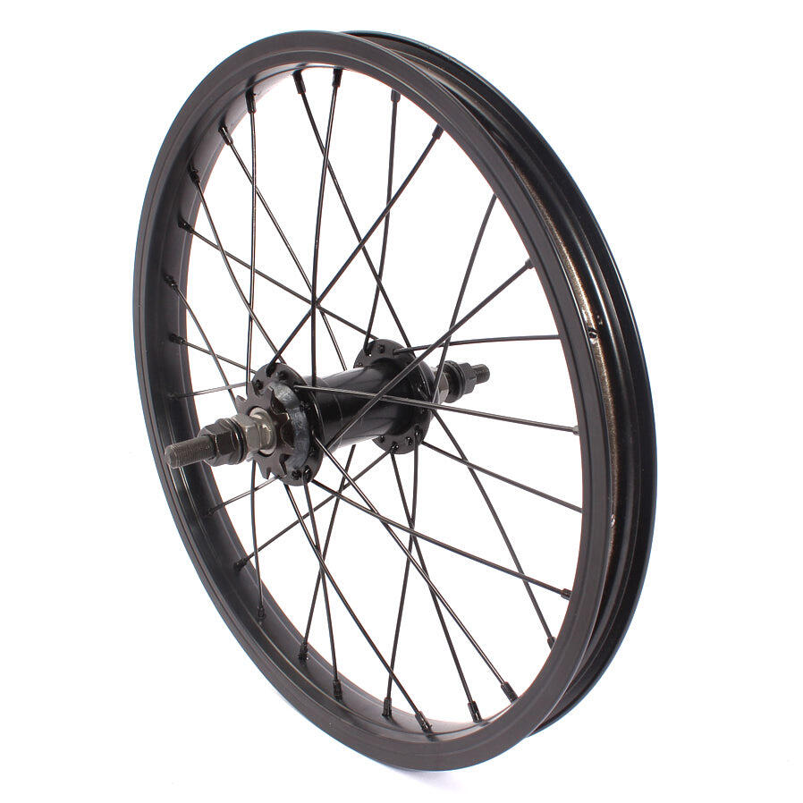ARSENIC BLACK 16" BMX TRAINER WHEEL (REAR) KHEBIKES