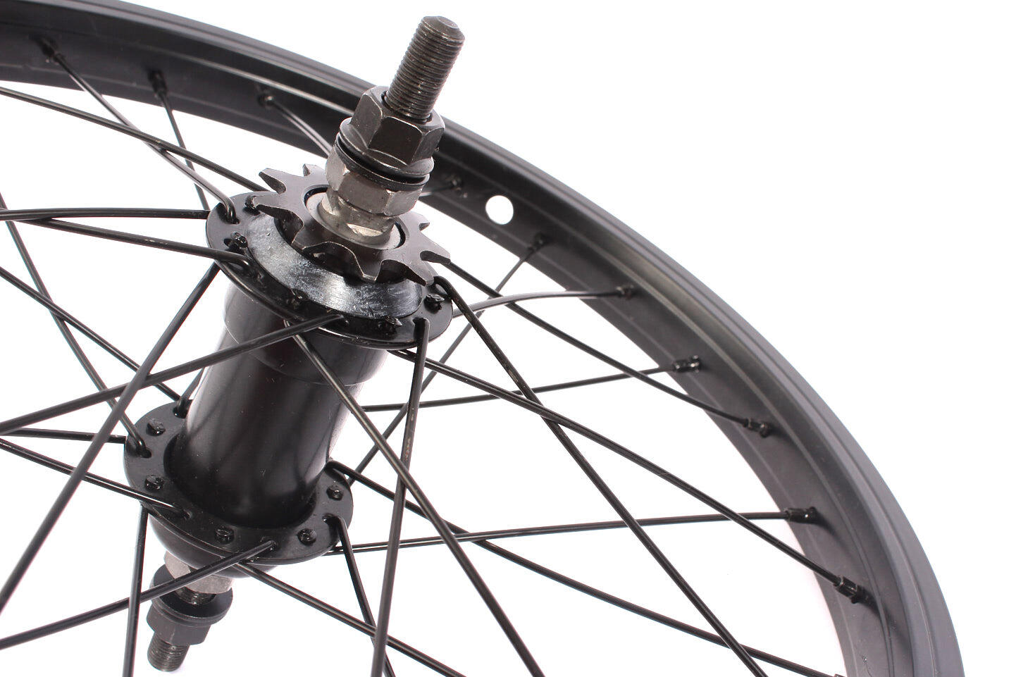 RUEDA TRASERA BMX NEGRO ARSENIC 16" KHEBIKES 3/3
