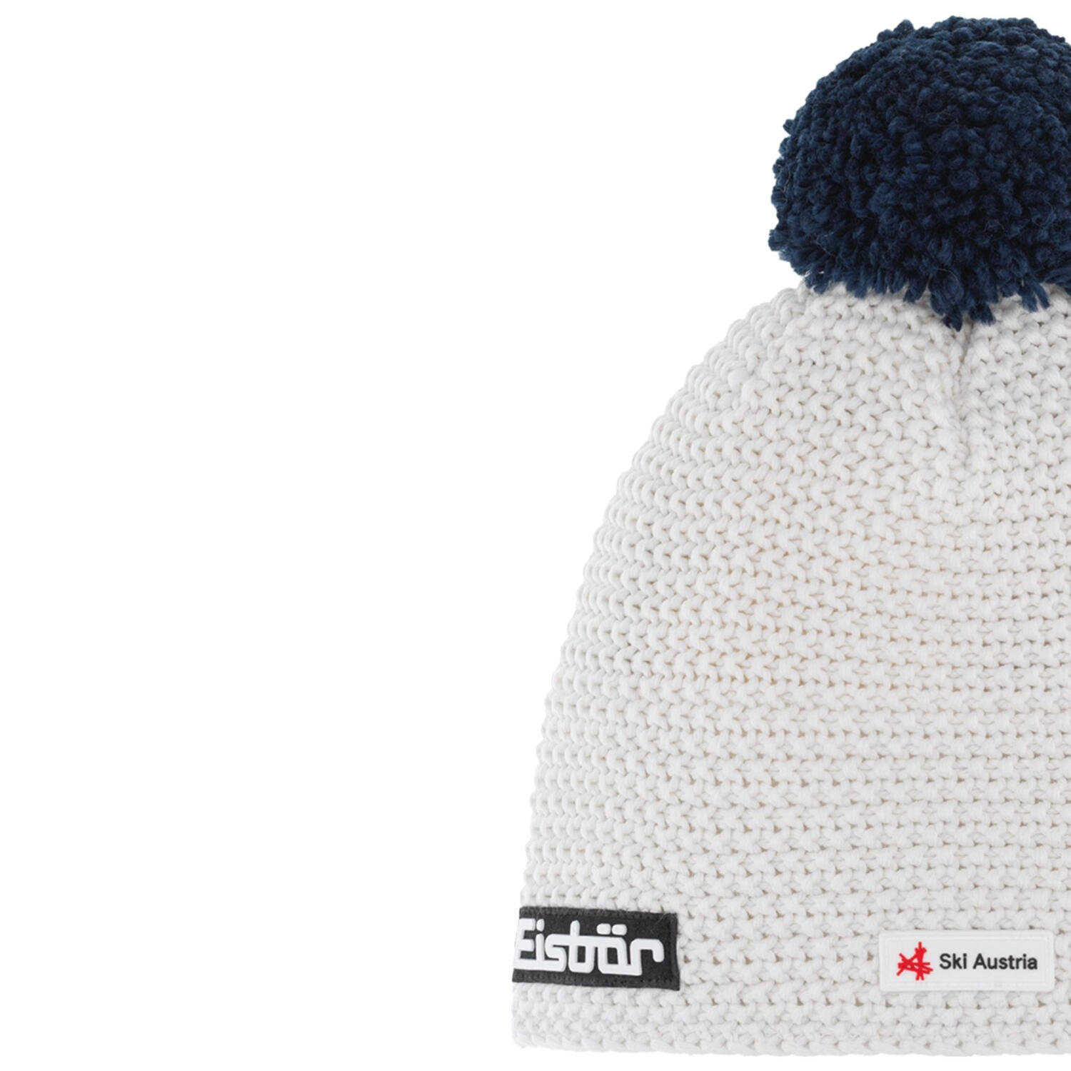 Eisbär Jamie Pompon MÜ SKA Strickmütze mit Bommel Unisex 3/3