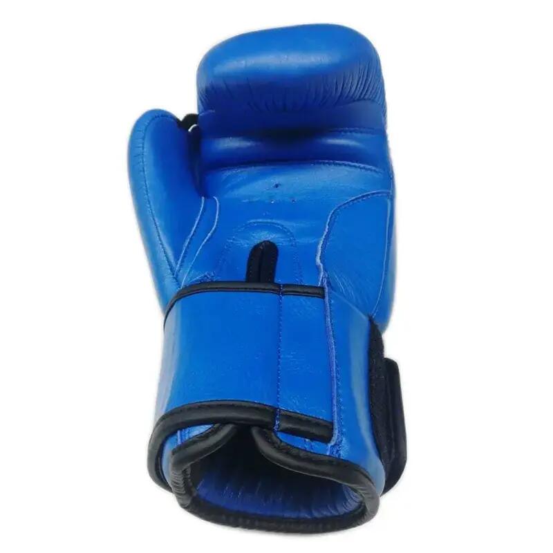 Manusi box lupta Anastasia, piele naturala, albastre, marime 12 OZ 4/12
