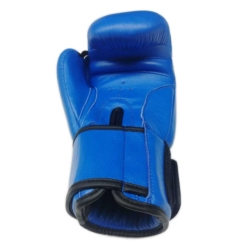 Manusi box lupta Anastasia, piele naturala, albastre, 14 OZ