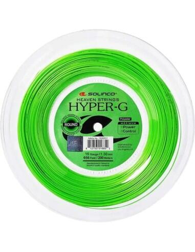 SOLINCO Cordaje Raquetas de Tenis SOLINCO Hyper-G 16 (1,30) 200 m
