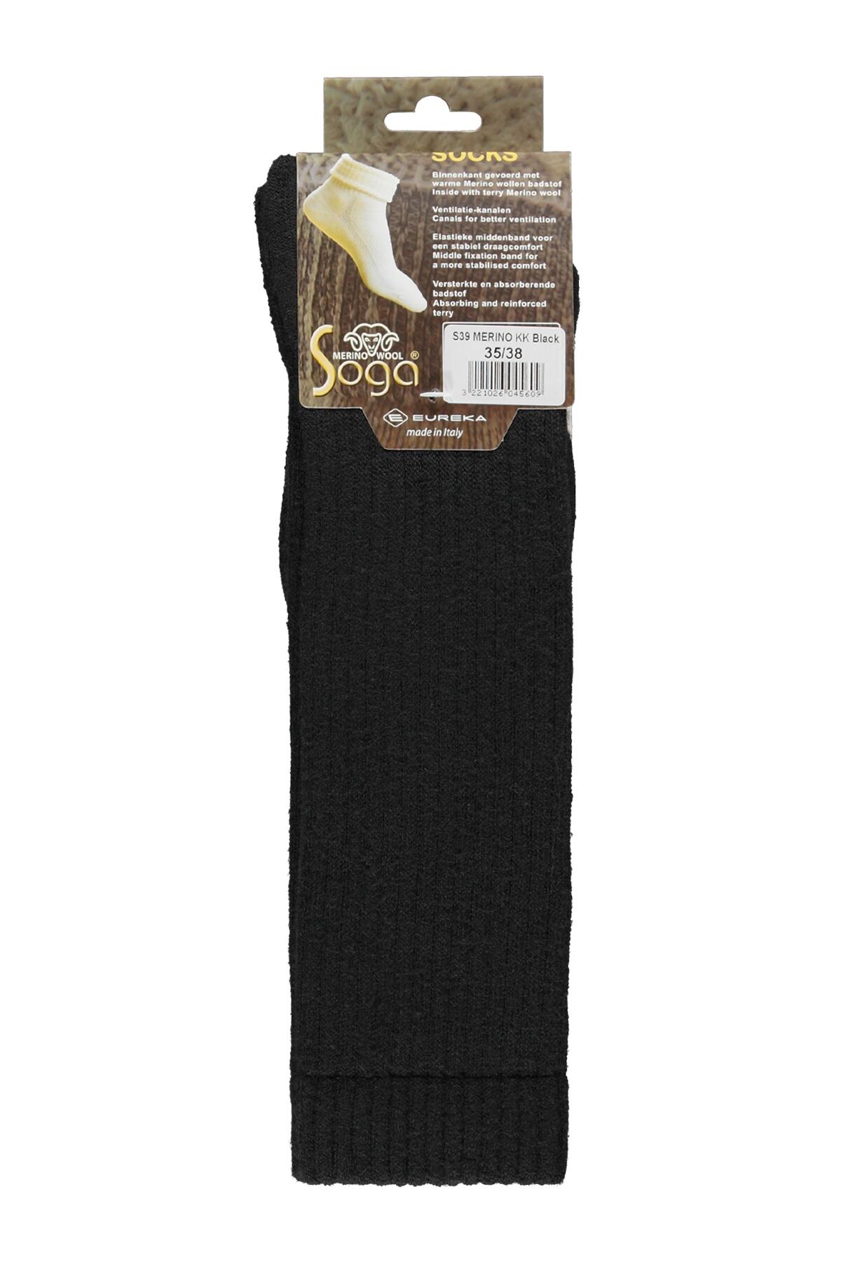 3 Paires de Chaussettes Montantes en Laine Mérinos avec Bordure Extra S39 39/42 3/3