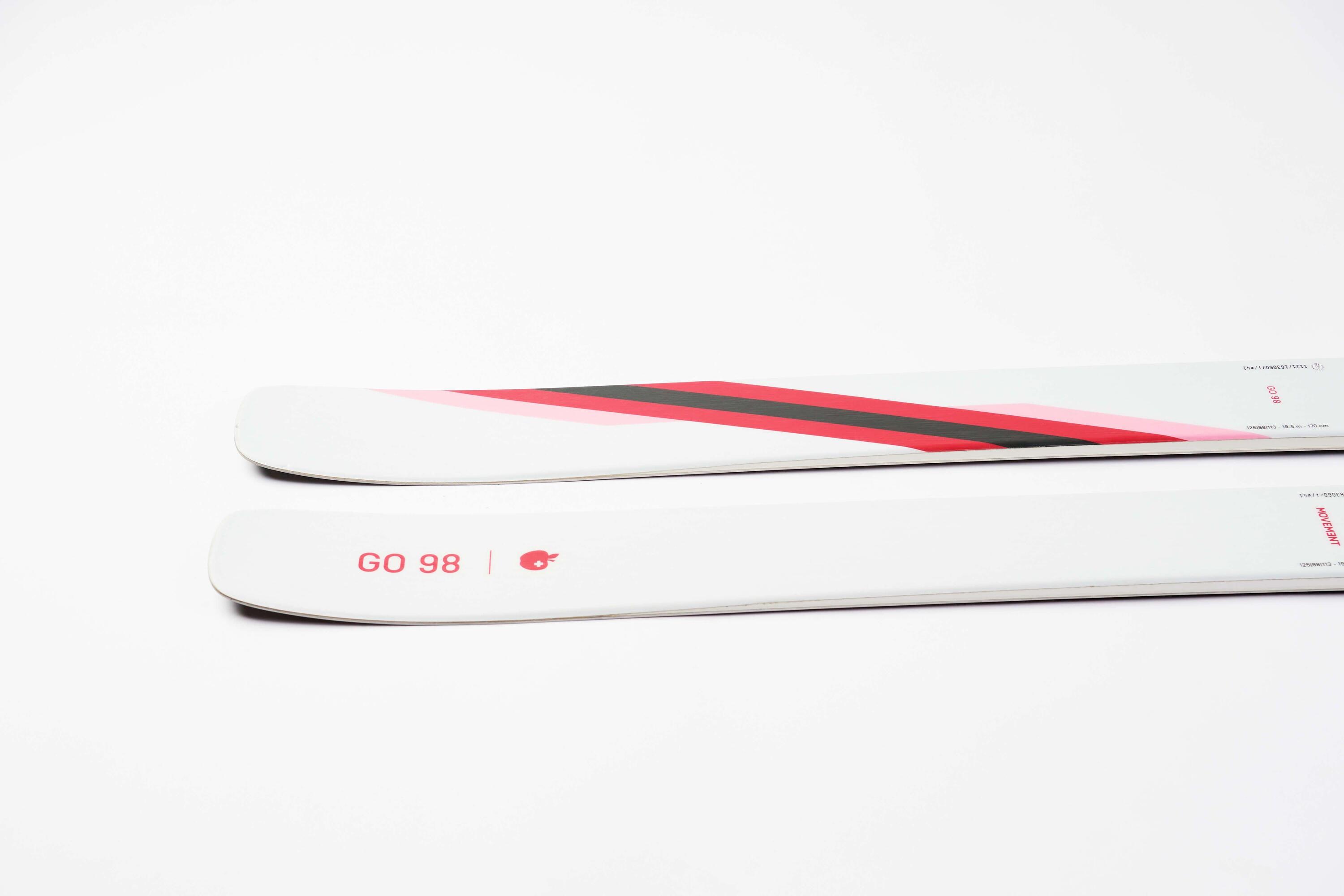 Sci freeride GO 98 WOMEN TI Ross/White 162 cm leggero 98 mm 2/7