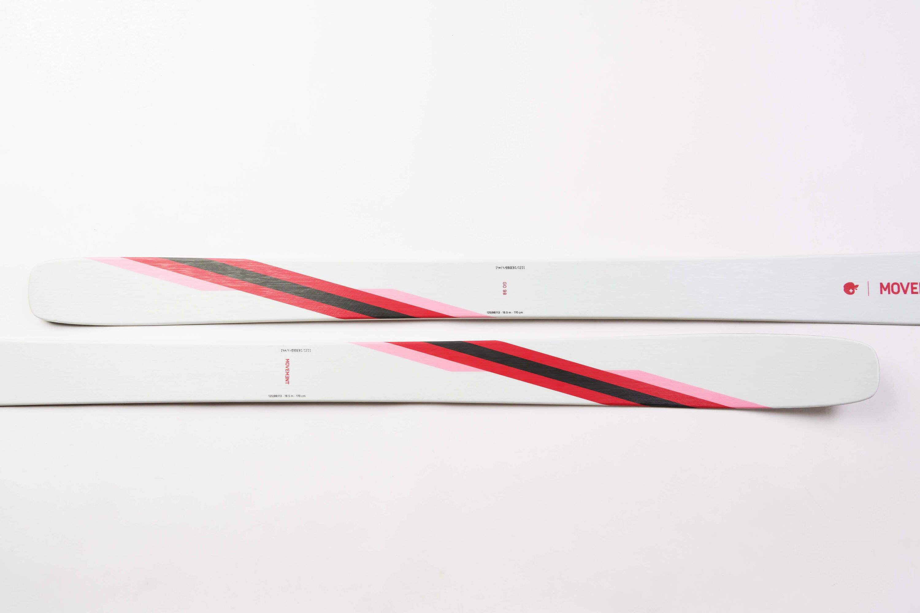 Sci freeride GO 98 WOMEN TI Ross/White 162 cm leggero 98 mm 6/7